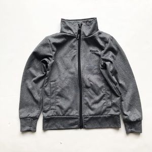 Bench gray light zip up jacket EUC 7/8Y